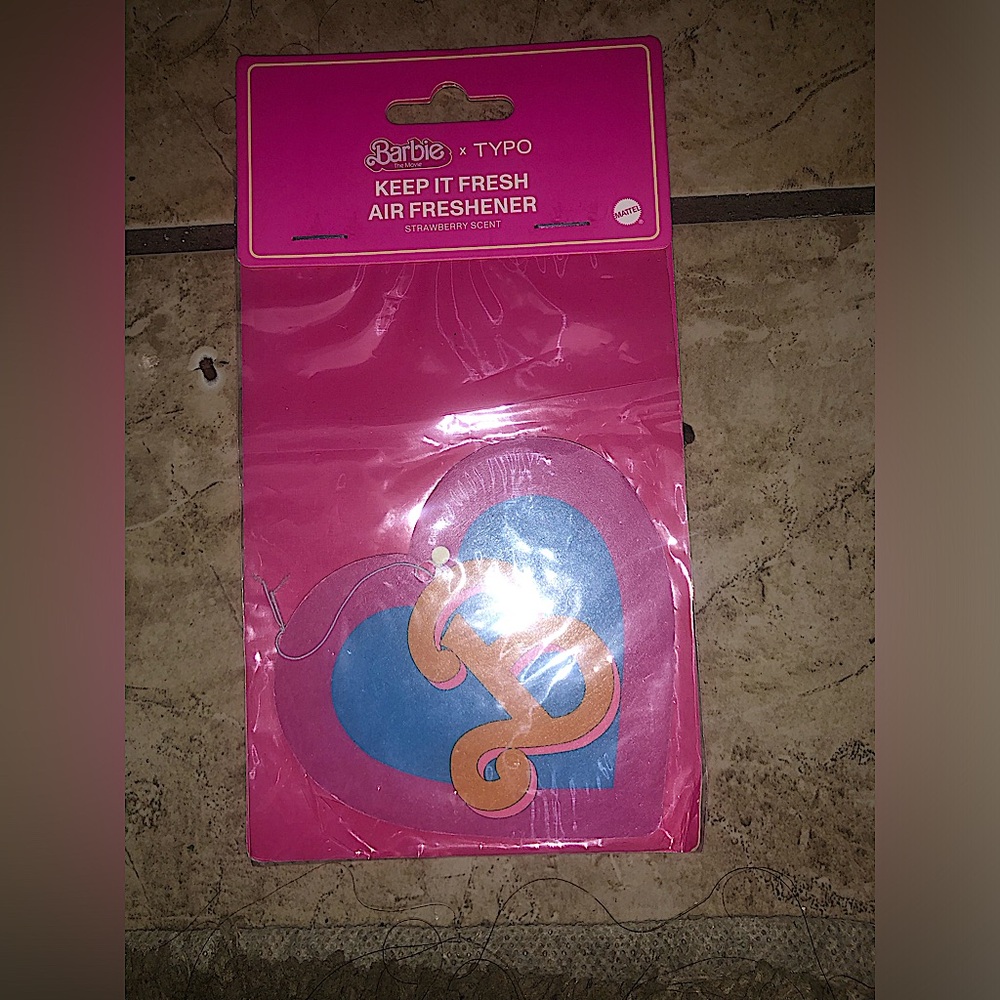 Barbie X Typo Keep it Fresh Car Air Freshener